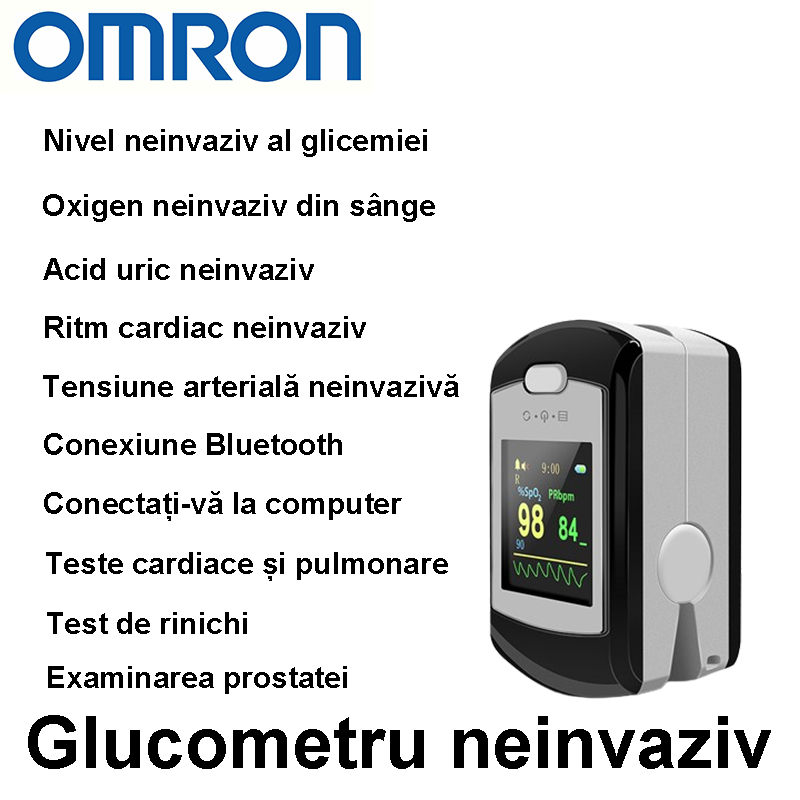 T04 (glicemie neinvazivă + oxigen neinvaziv din sânge + acid uric neinvaziv + frecvență cardiacă neinvazivă + tensiune arterială neinvazivă + examen cardiopulmonar + examen renal + examen de prostată + conexiune Bluetooth + computer)